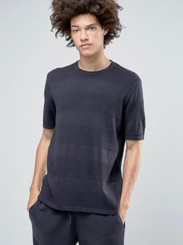Over Sized Black Plain Round Neck T Shirt
